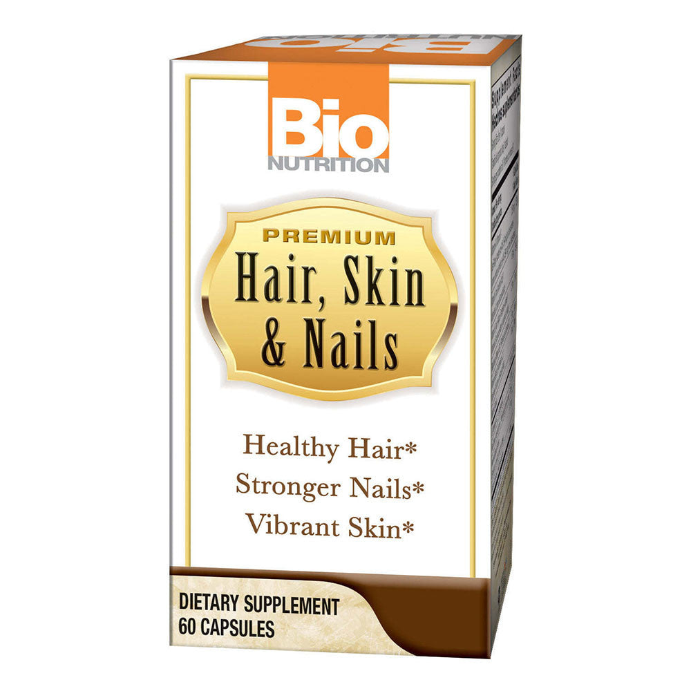 Bio Nutrition Premium Hair, Skin and Nails Capsules, 60 Ea